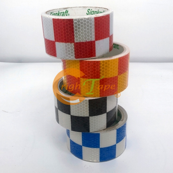 1500系列賽車格方格紋反光貼紙/膠帶-